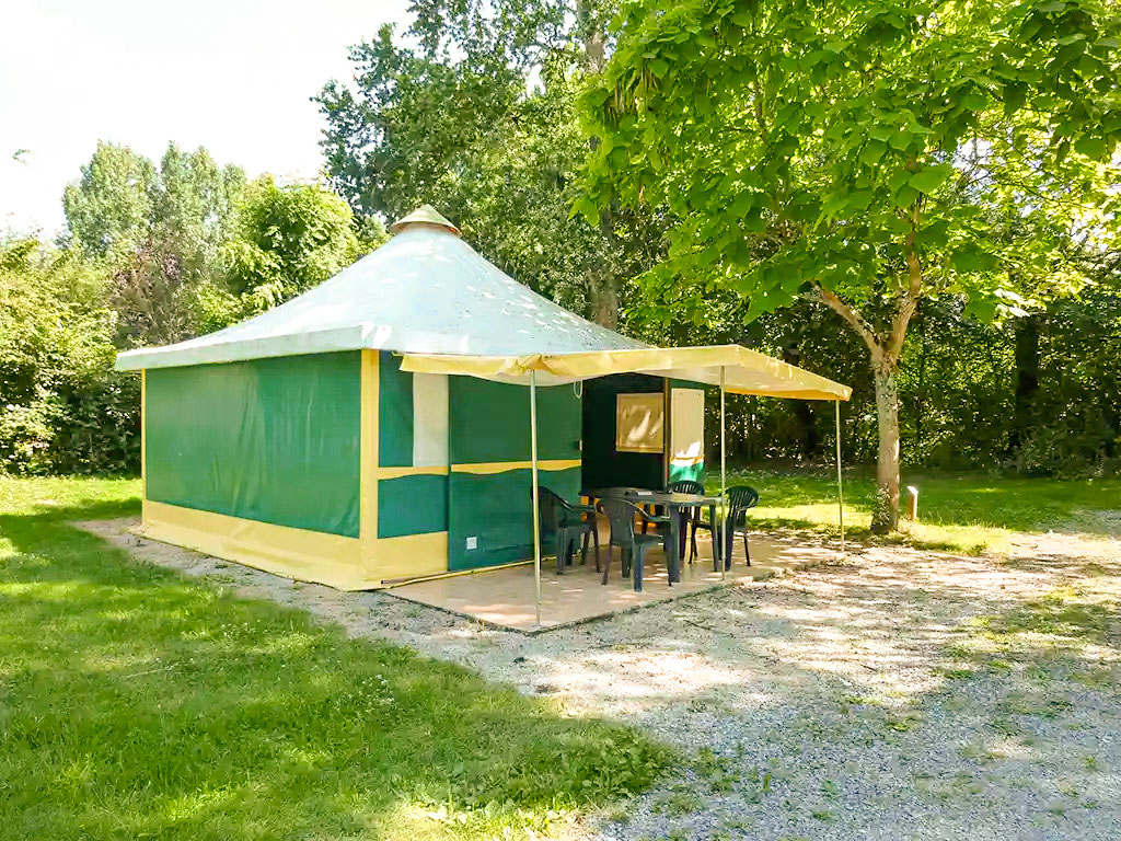 aloha bungalow tente toilé